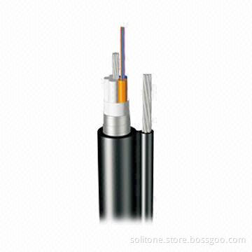 Outdoor Fiber-optic Cable, Self-supporting Aerial Type, GYTC8A